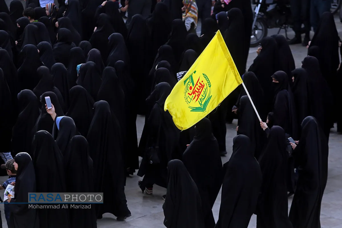 تشییع پیکر مطهر دو شهید مدافع حرم در قم
