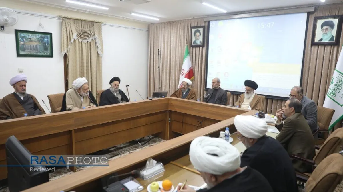 جلسه جامعه مدرسین حوزه علمیه با حضور جبلی رئیس رسانه ملی