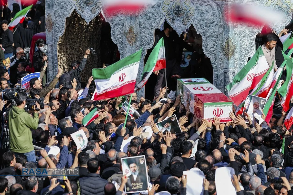 تشییع شهید دکتر علی لاریجانی در قم