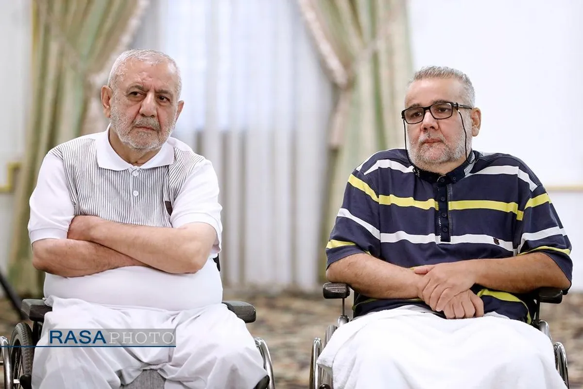 دیدار نماینده ولی&zwnj;فقیه در حج و زیارت با اعضای کاروان جانبازان در مدینه