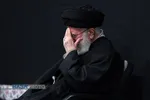 عزاداری شام شهادت حضرت فاطمه&zwnj;زهرا (سلام&zwnj;الله&zwnj;علیها) با حضور رهبر انقلاب