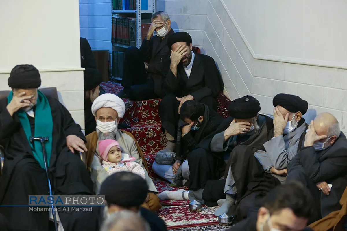 عزاداری روز شهادت حضرت صدیقه کبری (سلام&zwnj;الله&zwnj;علیها) در بیوت مراجع تقلید