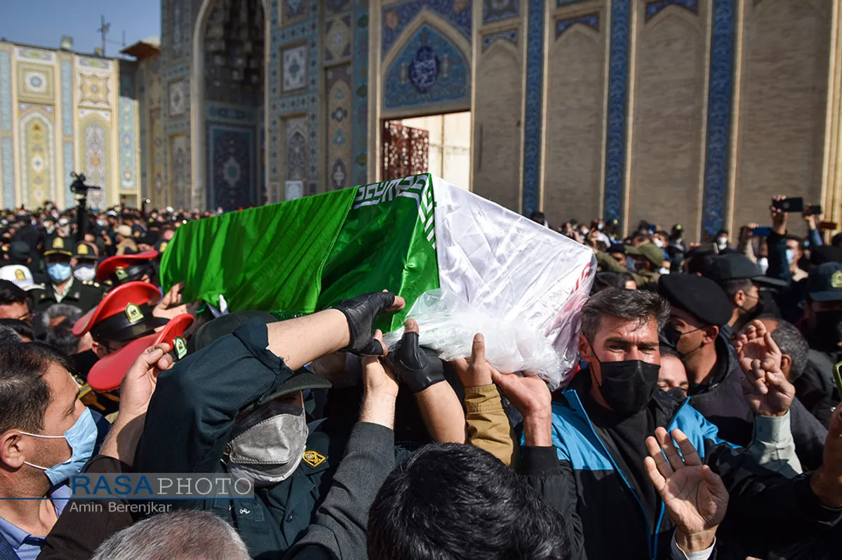 تشییع پیکر شهید علی&zwnj;اکبر رنجبر در شیراز&lrm;&lrm;