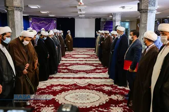 نشست صمیمی نخبگان و استعداد&zwnj;های برترحوزوی با آیت الله اعرافی
