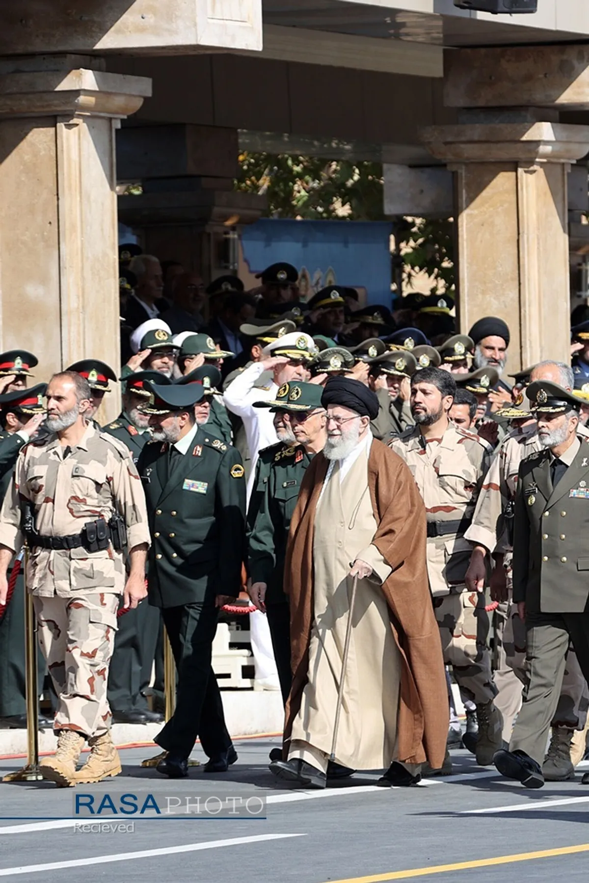 مراسم مشترک دانش&zwnj;آموختگی دانشگاه&zwnj;های افسری با حضور فرمانده کل قوا