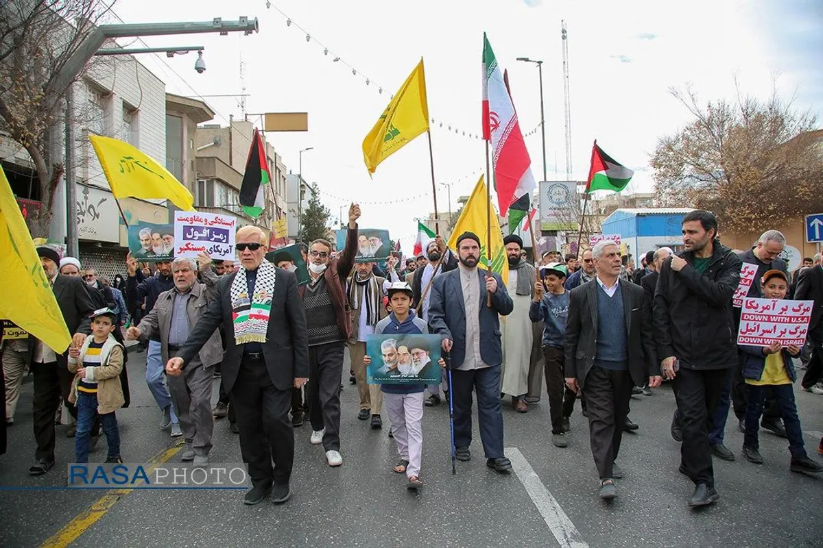 راهپیمایی محکومیت حمله تروریستی کرمان در قم