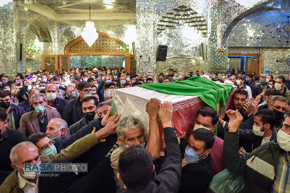 تشییع پیکر شهید علی&zwnj;اکبر رنجبر در شیراز&lrm;&lrm;