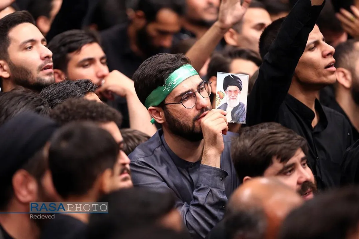دومین شب مراسم عزاداری حضرت اباعبدالله الحسین (علیه&zwnj;السلام) با حضور رهبر انقلاب