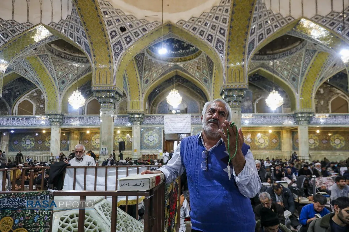 مراسم معنوی اعمال ام داود در قم