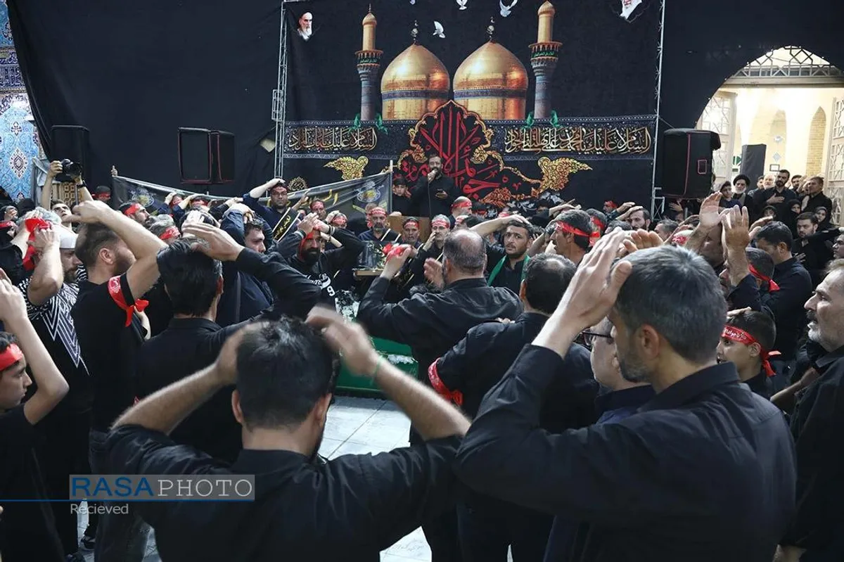 دسته عزاداری روز شهادت حضرت امام جواد الائمه (علیه&zwnj;السلام) با حضور ستاندار قم