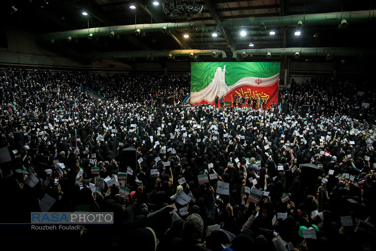 تجمع بزرگ دختران انقلاب در ورزشگاه شهید شیرودی