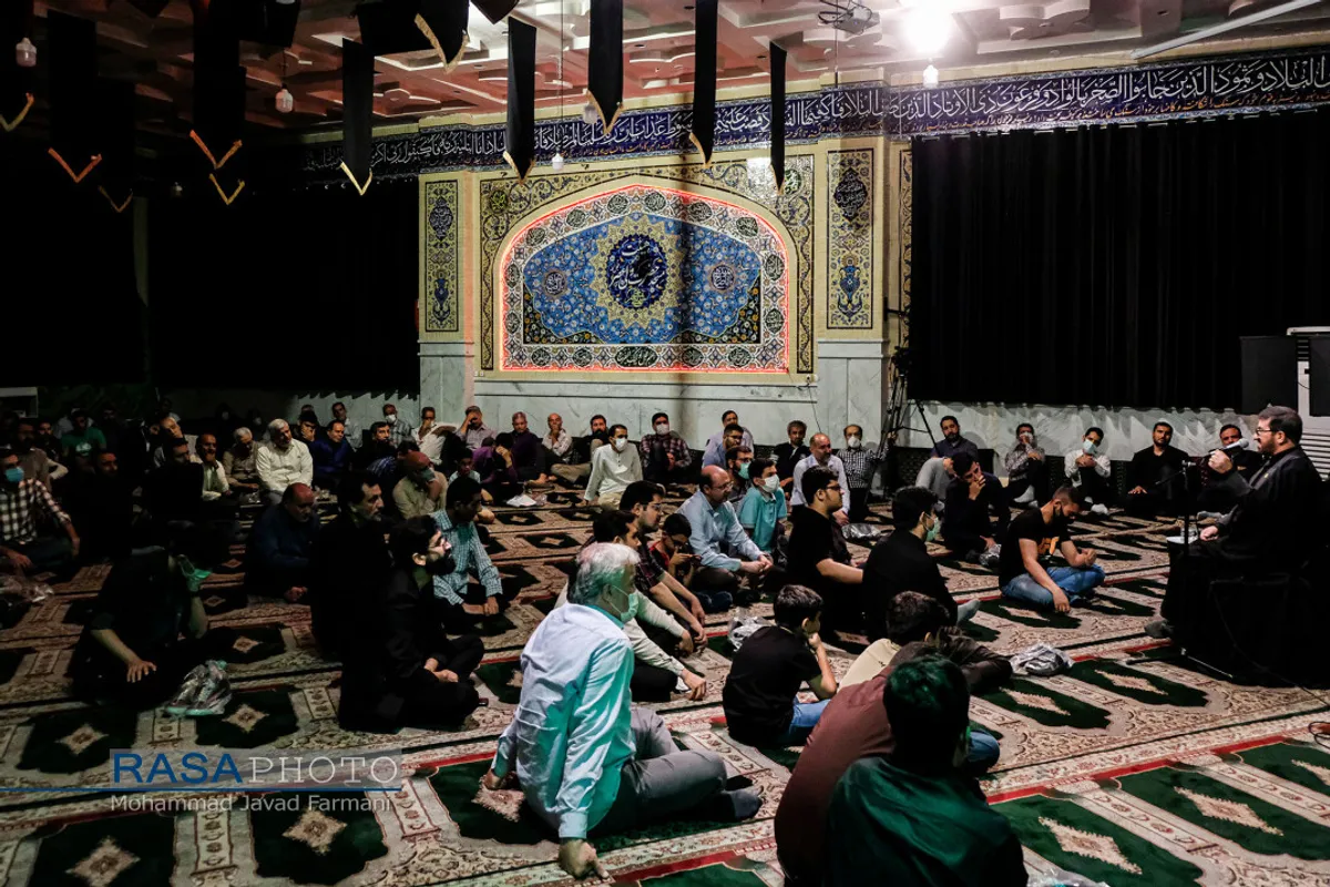آغاز مراسم عزاداری مسجد حضرت ولی عصر (عج) شهر ری