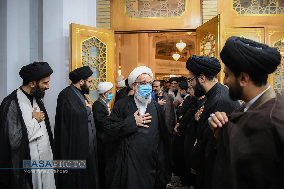 مراسم چهلمین روز ارتحال آیت الله علوی گرگانی