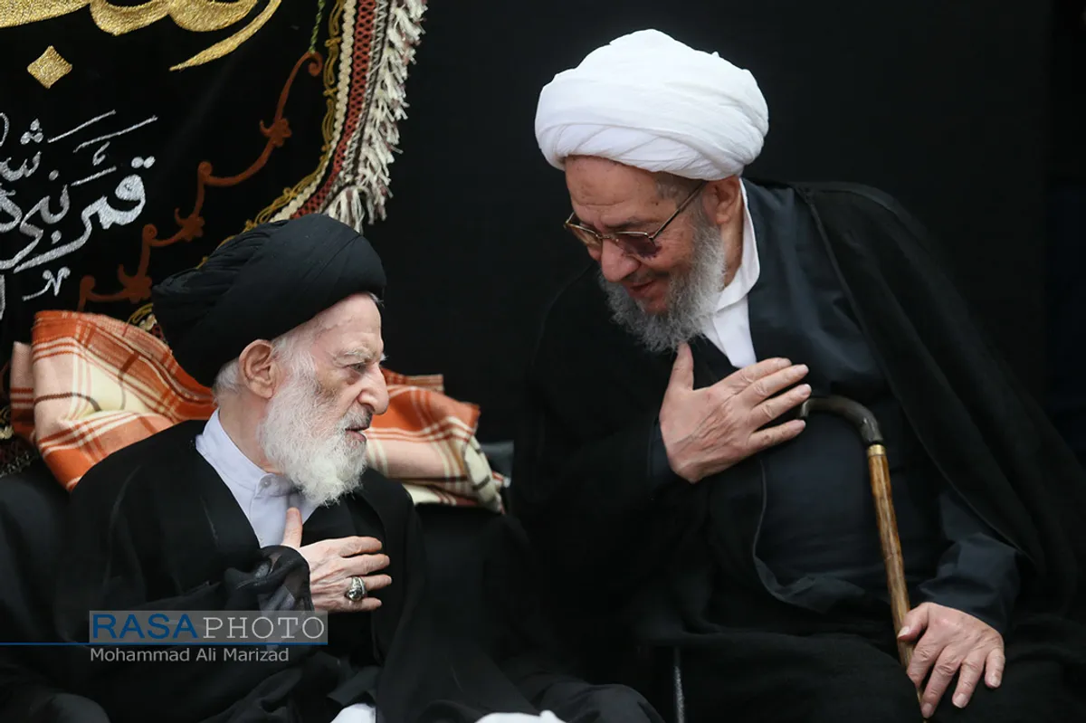 عزاداری روز هشتم محرم در بیت حضرت آیت الله شبیری زنجانی
