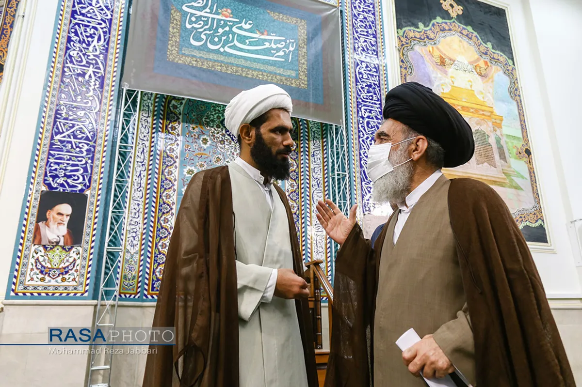 جشن میلاد امام رضا (ع) در دفتر قم مقام معظم رهبری