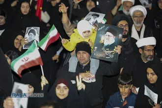 خروش انتقامی مردم قم در شب عزاداری شهادت امام خامنه&zwnj;ای (قدس&zwnj;سره) -۲