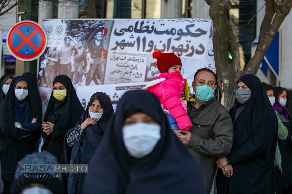 راهپیمایی یوم الله ۲۲ بهمن در مشهد مقدس