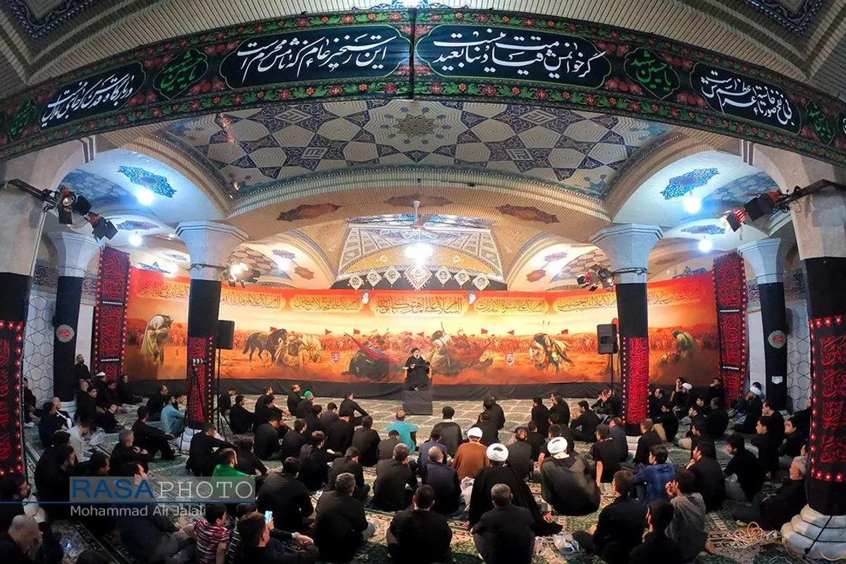 عزاداری هیئت ثارالله قم در دهه اول محرم