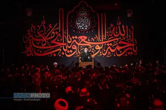 شب هشتم محرم ۱۴۴۶ در هیئت فاطمیون قم