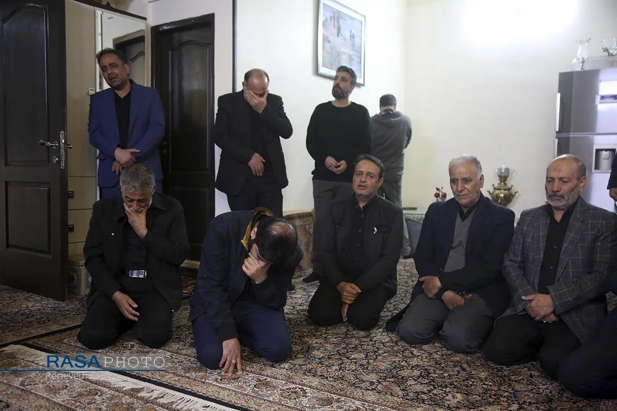 حضور خادمان حرم حضرت معصومه (س) در منزل سپهبد شهید عبدالرحیم موسوی