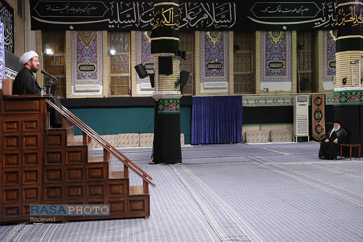 مراسم عزاداری شب شام غریبان حسینی (علیه&zwnj;السلام) در حسینیه امام خمینی (ره)