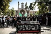 مراسم تشییع آیت الله سید عبد الجواد علم الهدی