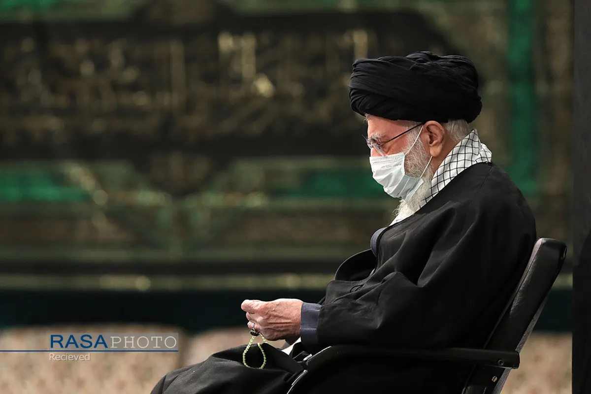 عزاداری شام شهادت حضرت زهرا (سلام&zwnj;الله&zwnj;علیها) با حضور رهبر معظم انقلاب