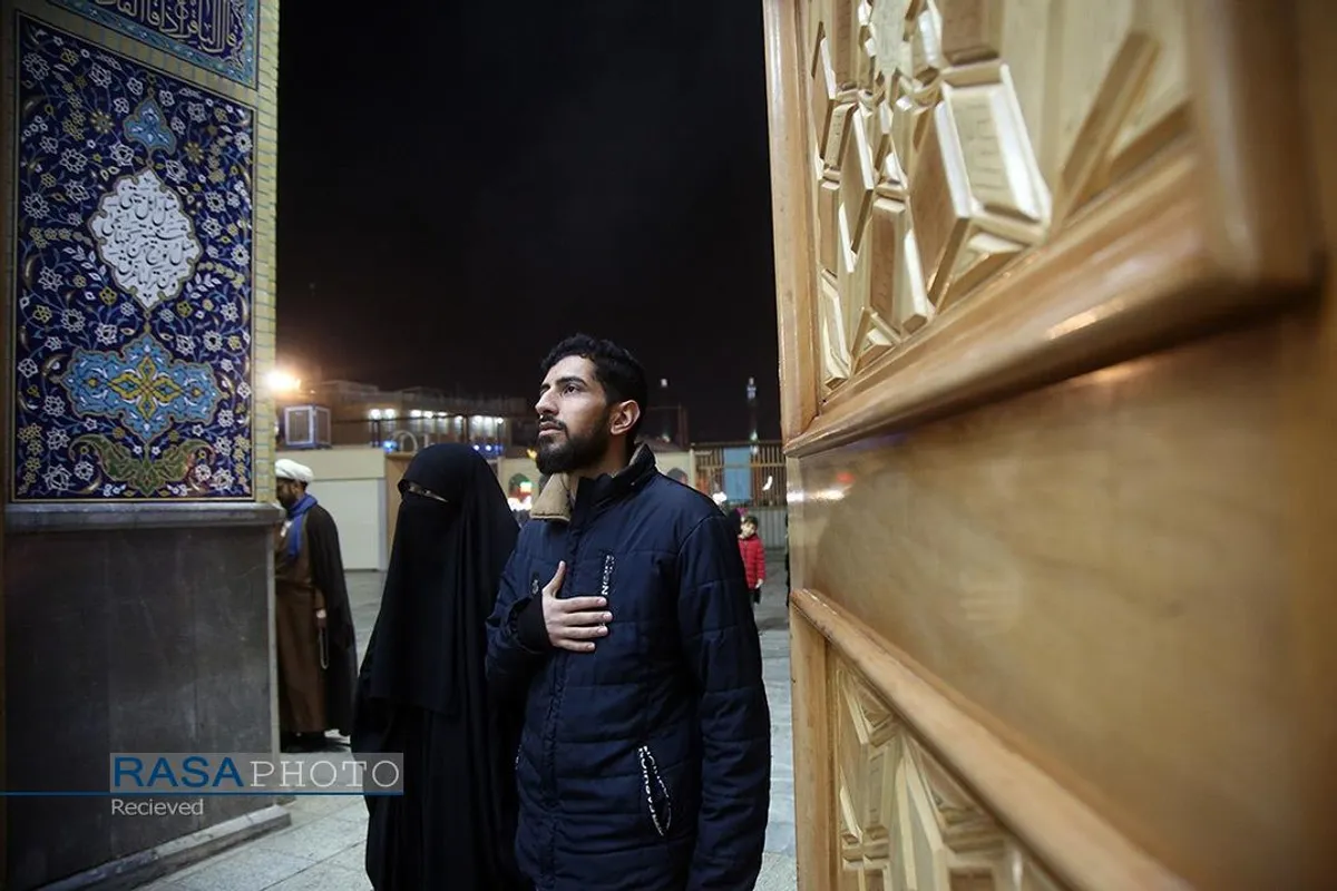 حال و هوای حرم کریمه اهلبیت (ع) در شب میلاد حضرت امام محمد باقر (علیه&zwnj;السلام)