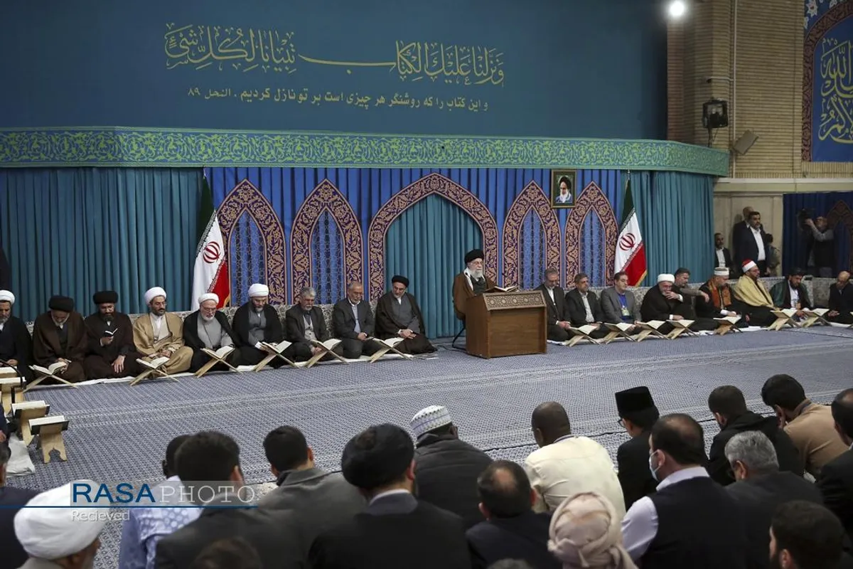 دیدار شرکت&zwnj;کنندگان در مسابقات بین&zwnj;المللی قرآن با رهبر انقلاب