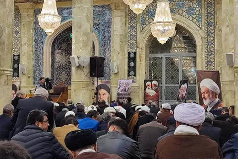 مراسم ترحیم شهدای عدالت در قم برگزار شد