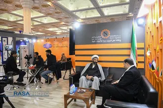 بازدید&zwnj; مدیر عامل خبرگزاری رسا از غرفه رسانه ها در نمایشگاه مطبوعات