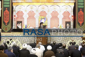 بزرگداشت رهبر شهید از سوی حضرت آیت&zwnj;الله سبحانی در حرم بانوی کرامت
