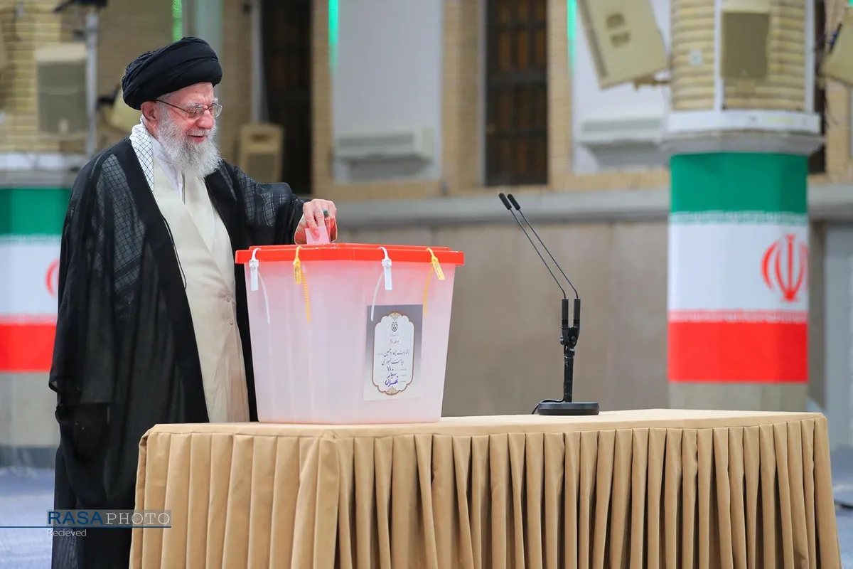 مشارکت مقام معظم رهبری در دور دوم انتخابات ریاست جمهوری سال ۱۴۰۳