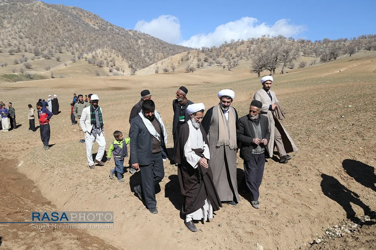 سفر حجت الاسلام والمسلمین نکونام نماینده ولی فقیه در استان چهارمحال و بختیاری به روستای چین