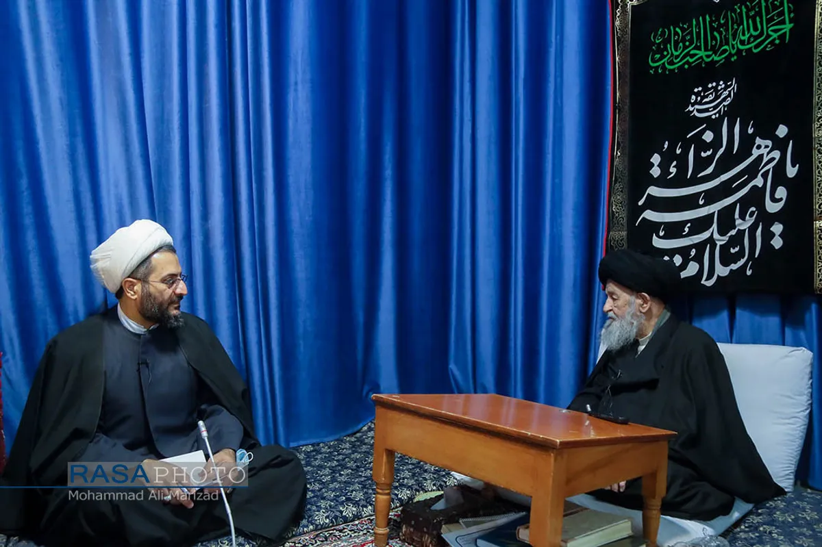 دیدار معاون سازمان اوقاف با حضرات آیات نوری همدانی و علوی گرگانی