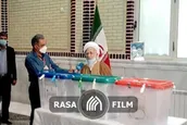 حضور آیت الله جوادی آملی در پای صندوق رای