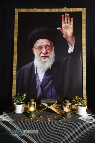 برپایی ایستگاه&zwnj;های صلواتی در پی شهادت رهبر انقلاب