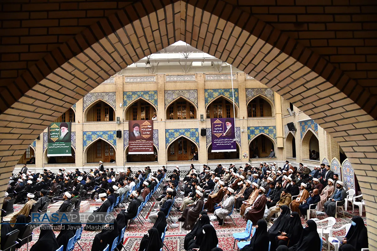 نشست پرسش و پاسخ سخنگوی دولت با اساتید و طلاب حوزه علمیه خراسان&lrm;&lrm;