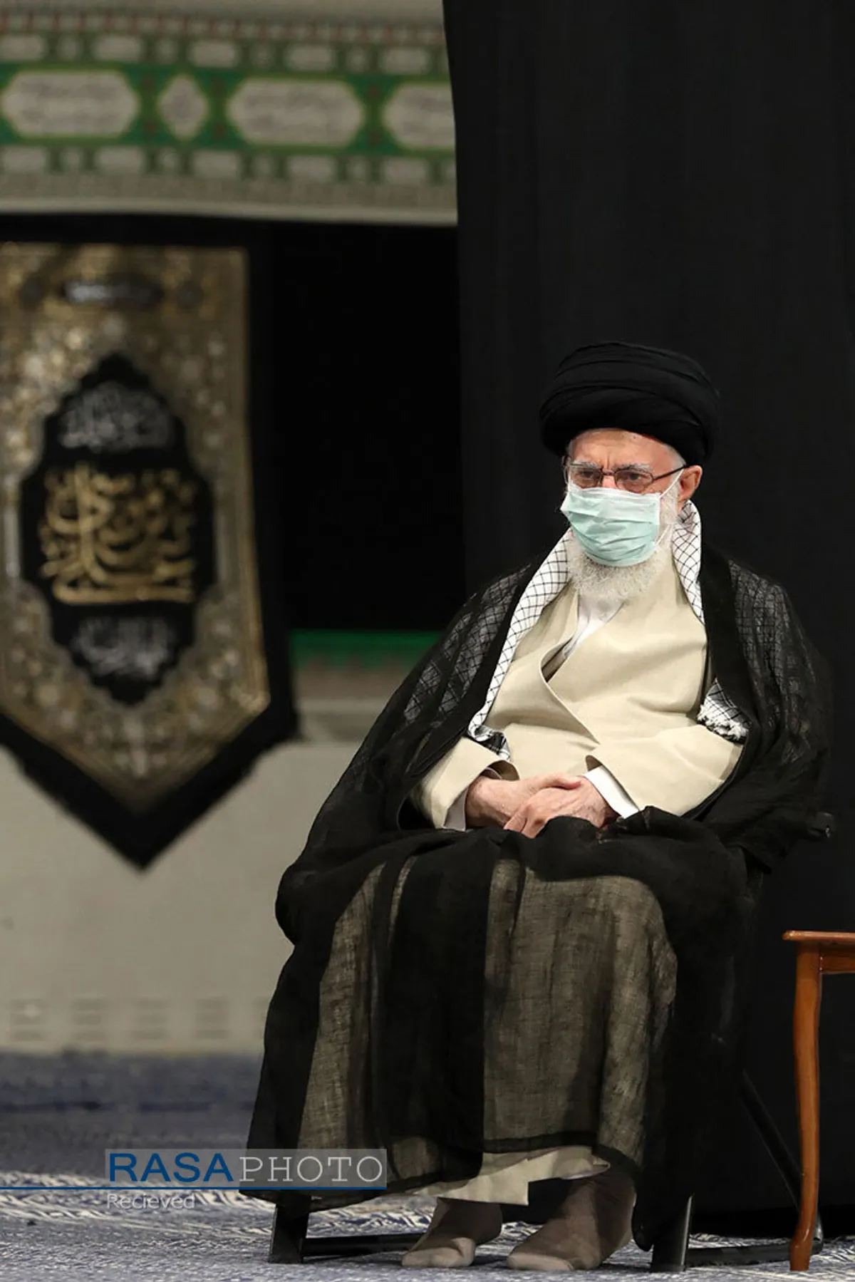 مراسم عزاداری شهادت امام رضا (ع) با حضور مقام معظم رهبری