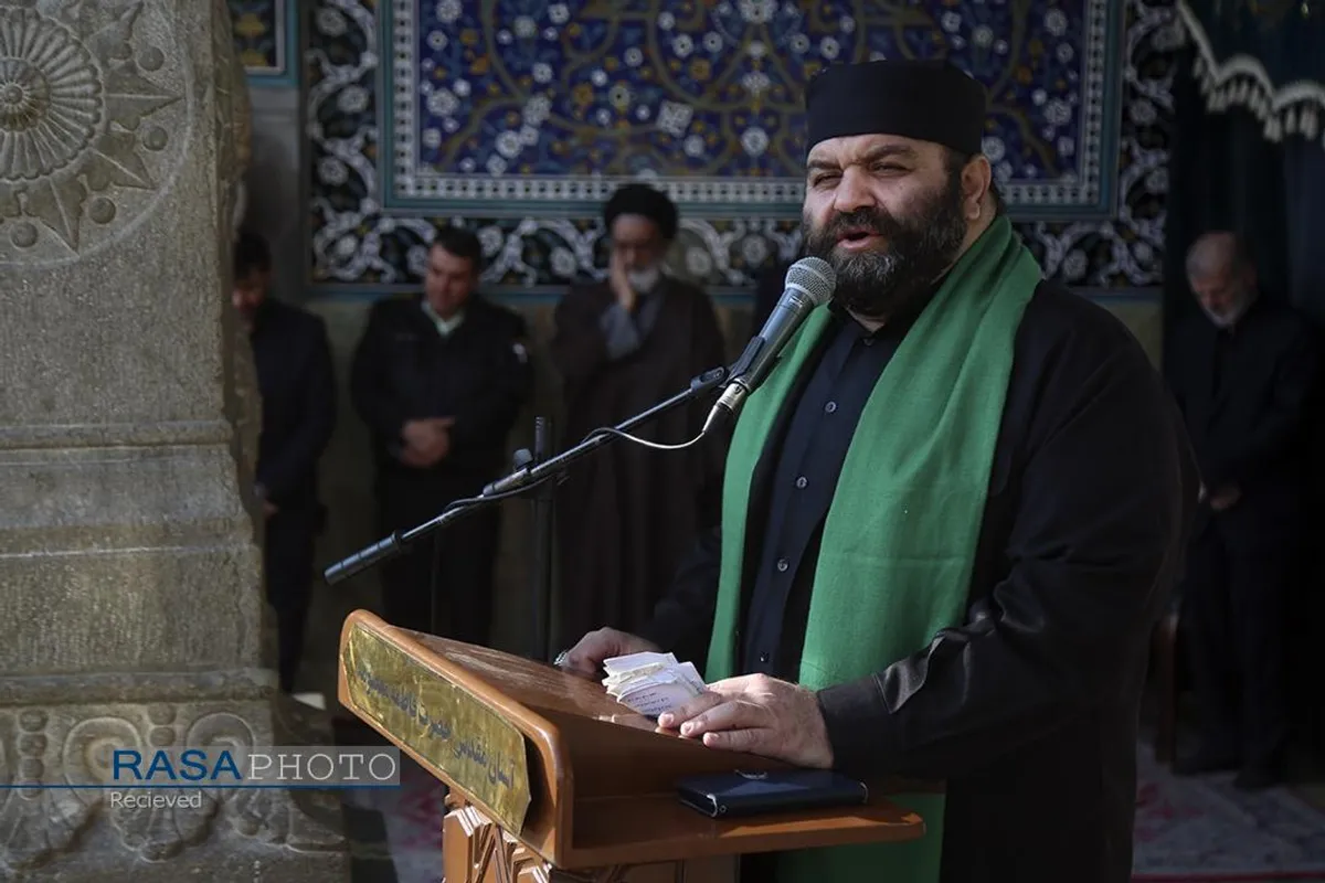دسته عزای خادمان حرم حضرت معصومه (س) در سوگ حضرت امام موسی کاظم (ع)
