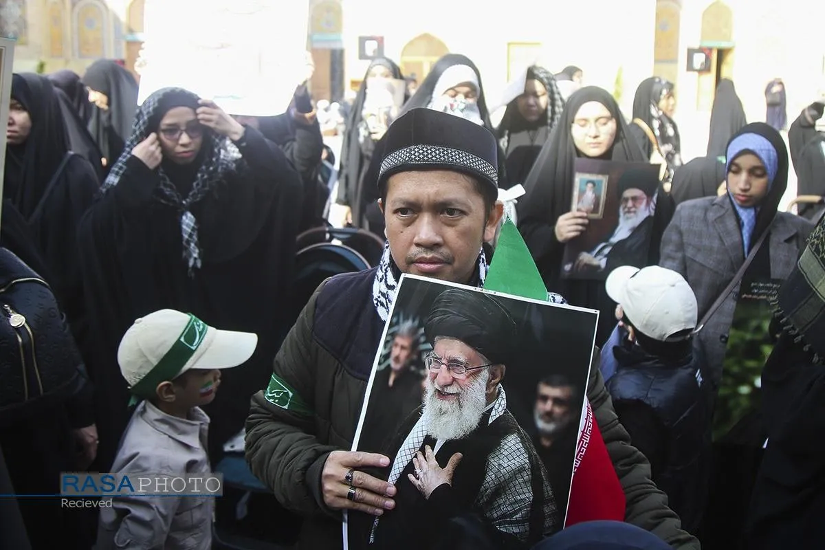 تجدید پیمان اندونزیایی&zwnj; و تایلندی و سومالیایی&zwnj;های مقیم ایران با آرمان&zwnj;های رهبر شهید انقلاب