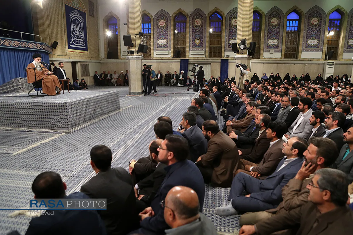 دیدار هزاران نفر از معلمان و فرهنگیان به&zwnj;مناسبت روز معلم با رهبر انقلاب
