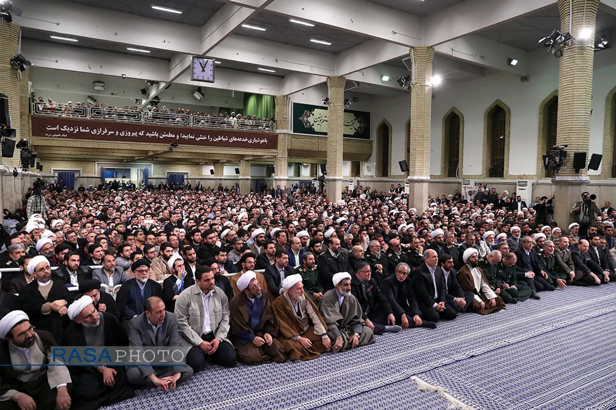 دیدار مردم آذربایجان شرقی مقام معظم رهبری