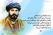 سید جمال‎الدین اسد‎آبادی در‎صدد آن نبود که از اسلام دفاع کند