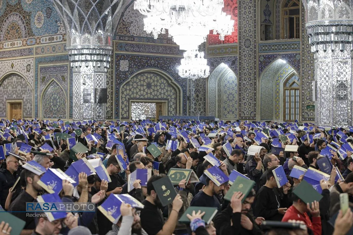 احیا شب بیست و سوم ماه مبارک رمضان در حرم مطهر رضوی