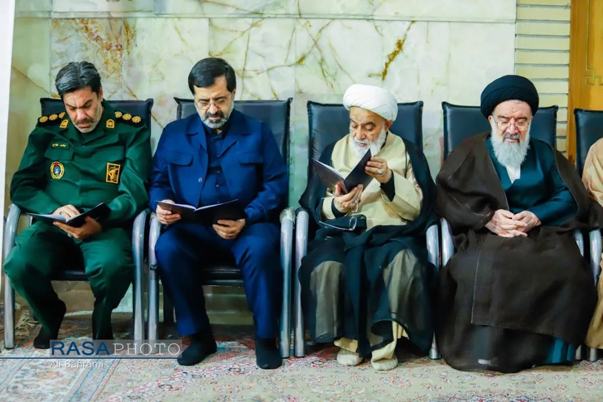مراسم بزرگداشت شهدای اقتدار و چهلم شهدای روحانیت

