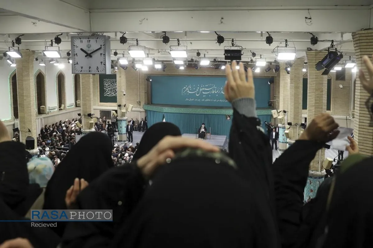 دیدار مردم آذربایجان شرقی با رهبر معظم انقلاب