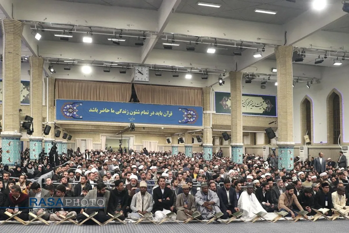 دیدار شرکت&zwnj;کنندگان در مسابقات بین&zwnj;المللی قرآن با رهبر انقلاب
