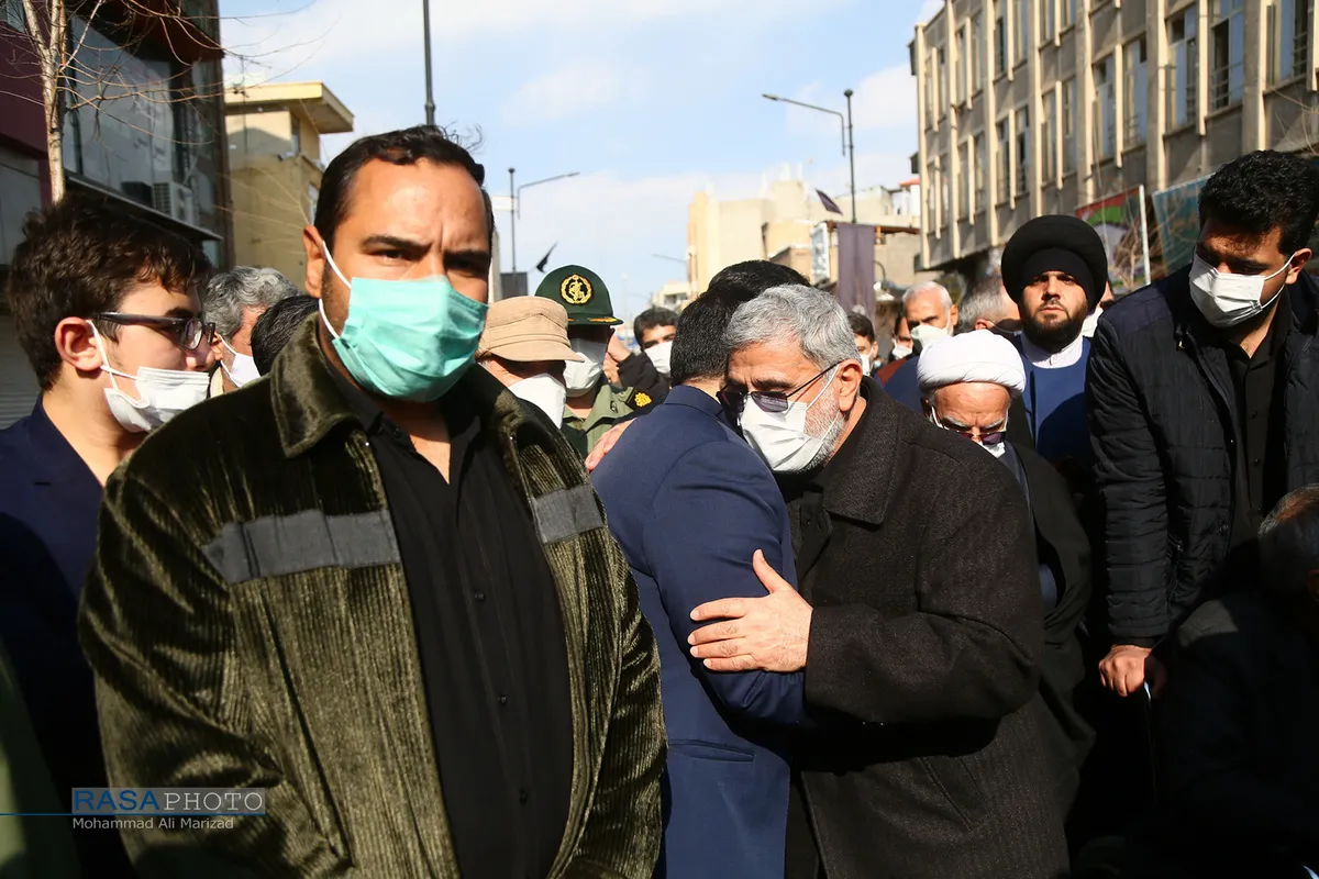تشییع پیکر مطهر سردار مهدی مهدوی نژاد