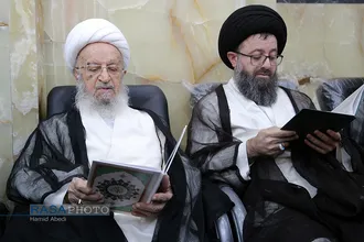 مراسم ختم آیت الله محقق کابلی از سوی رهبر انقلاب